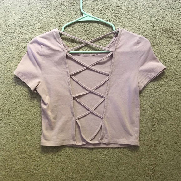 👑 (3 for $15) Charlotte Russe crop top - Picture 2 of 3